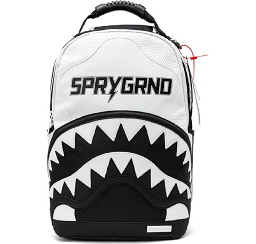 Balo Sprayground DLX Shark Black White W0735730