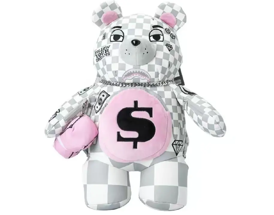 Balo Sprayground Plush Toy 'White Pink' W0827008