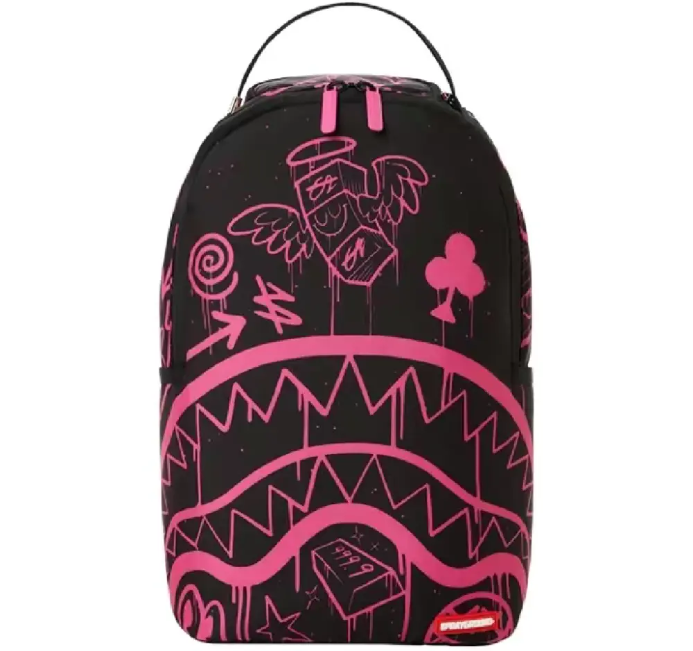 Balo Sprayground Drak Contrast Graffiti 'Black Pink' W0835726