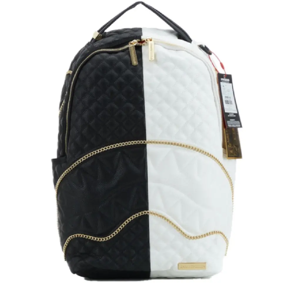 Balo Sprayground Chain Shark Mouth 'White Black' W0845710
