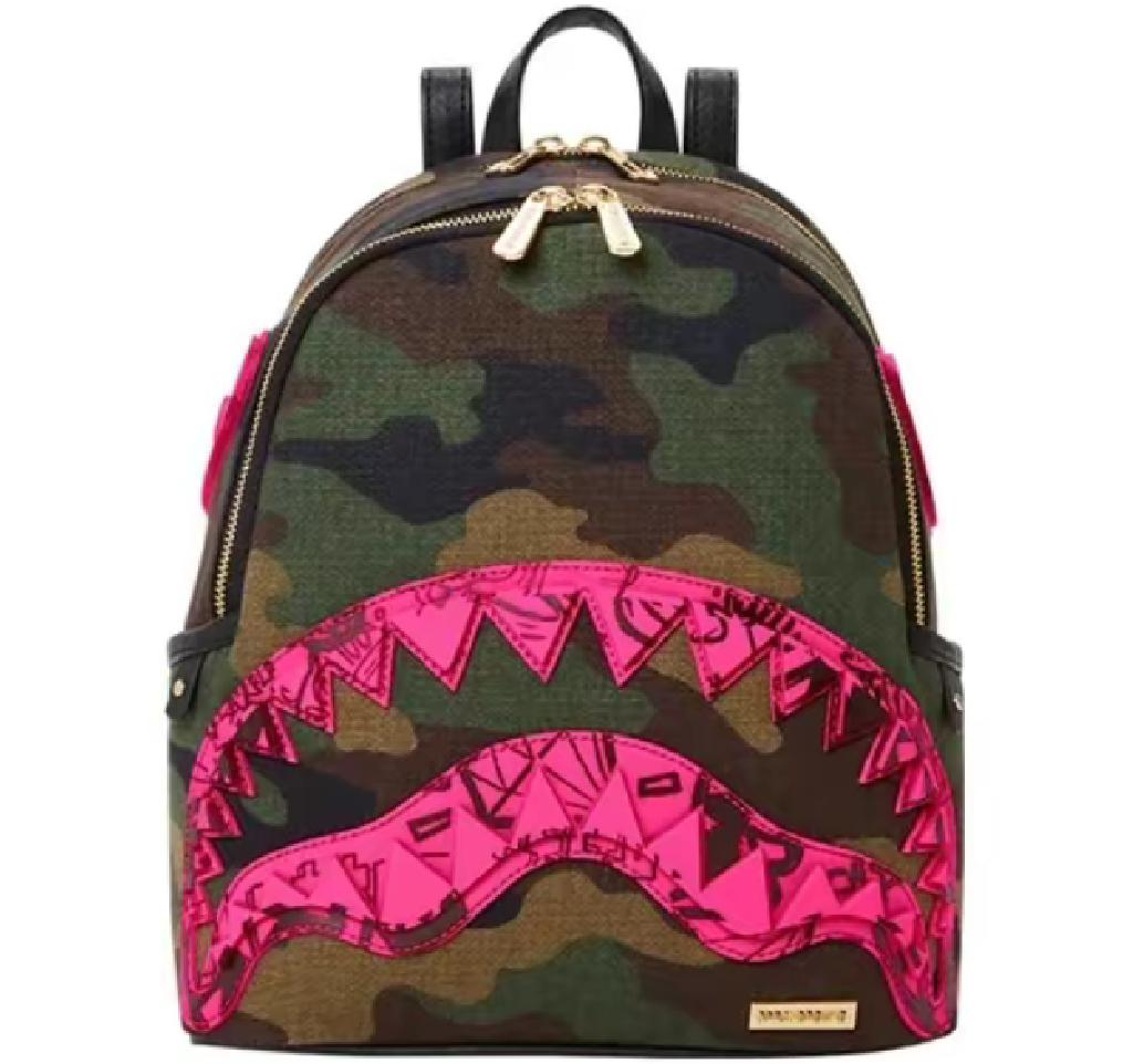 Balo Sprayground Graffiti Shark Mouth 'Camo' W0845719