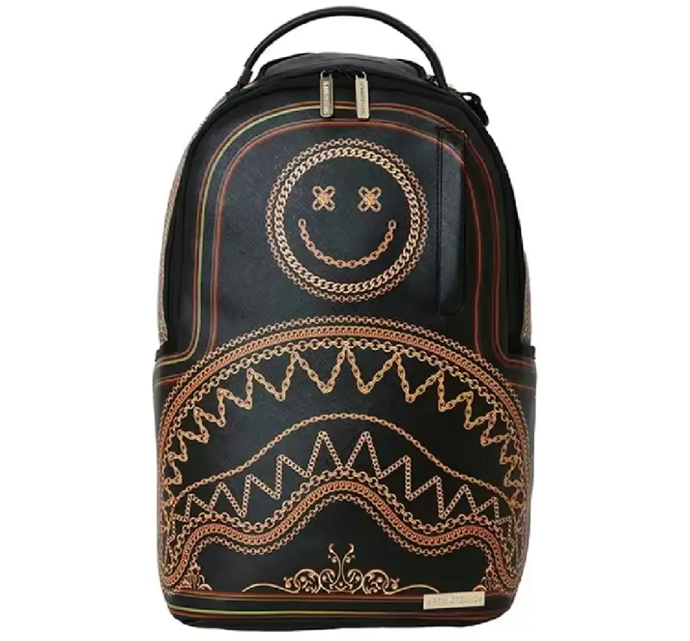 Balo Sprayground Chain Element Printing Shark Mouth 'Black' W0845733