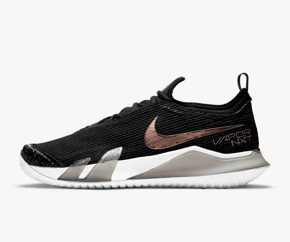 Alternative view of Giày Tennis Nike Court React Vapor 'Black Metallic' CV0742-002