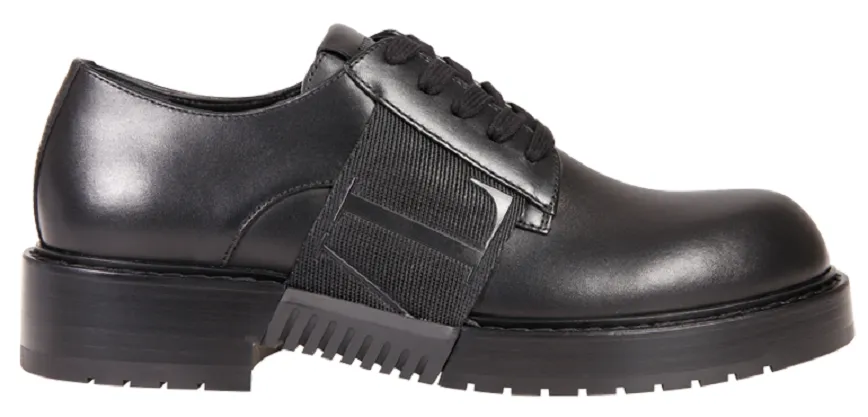 Giày Valentino Garavani Logo Rubber Band Black WY2S0E54-PPW-0NO