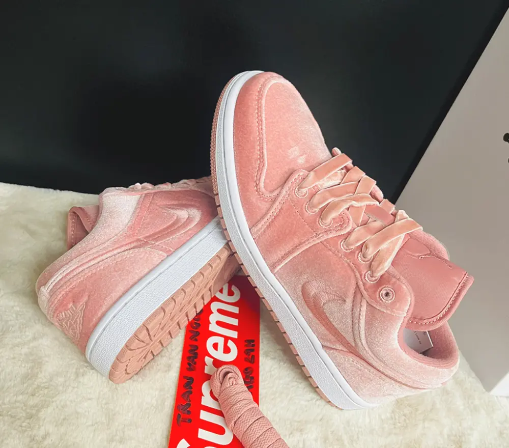 Giày Nike Air Jordan 1 Low SE 'Pink Velvet' DQ8396-600 - Ảnh 5