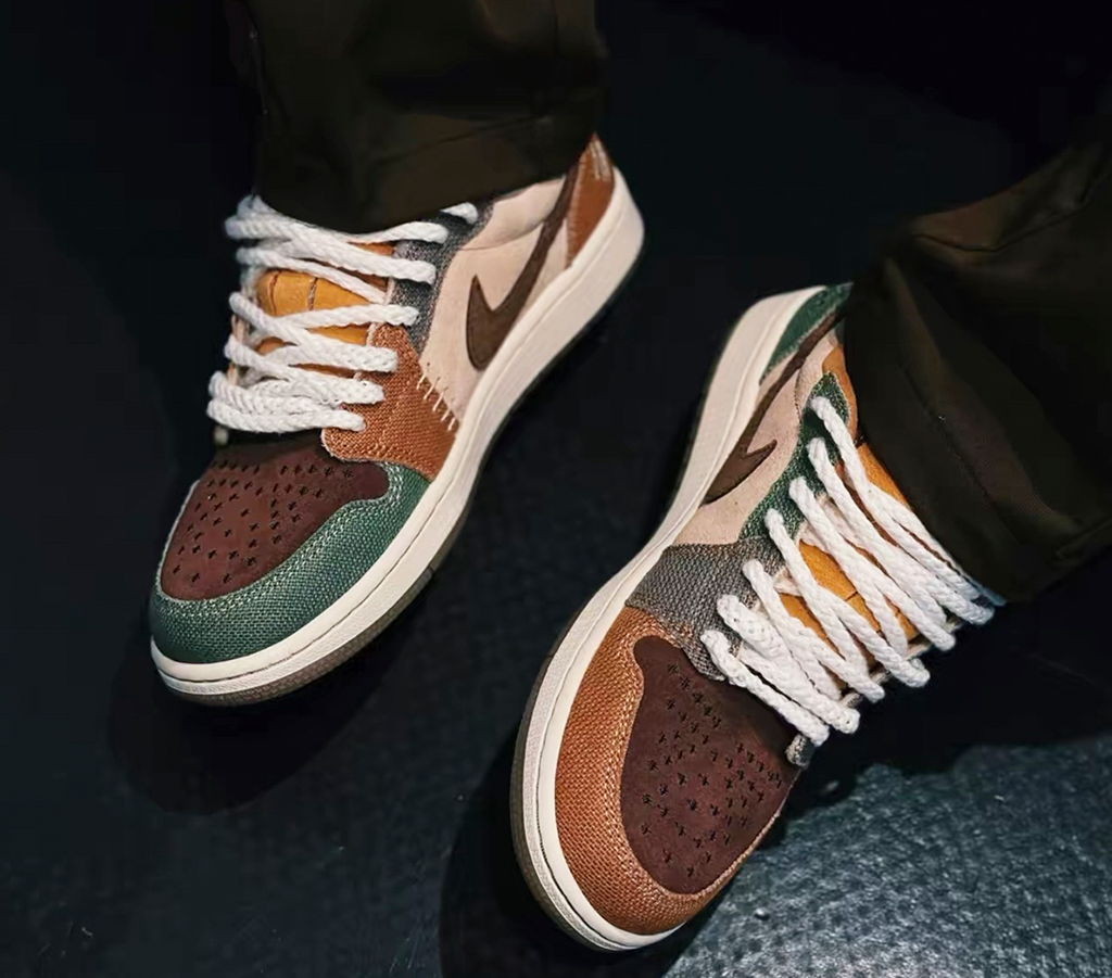 Giày Nike Zion Williamson x Air Jordan 1 'Voodoo' DZ7292-200 - Ảnh 5