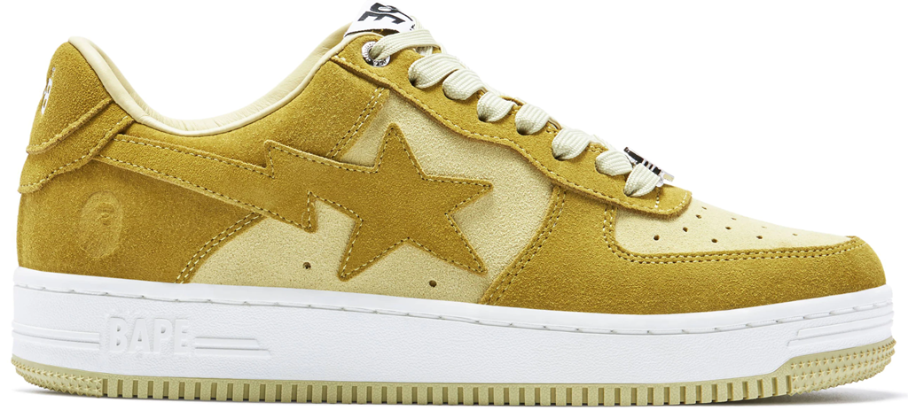 Giày Bape A Bathing Ape Sta 'Suede Yellow' 1I70-291-007