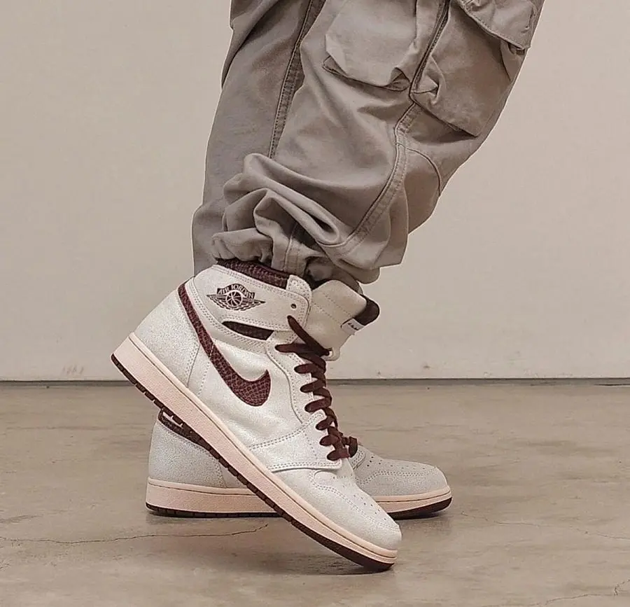 Giày Nike A Ma Maniére x Air Jordan 1 High OG 'Airness' DO7097-100 - Ảnh 6