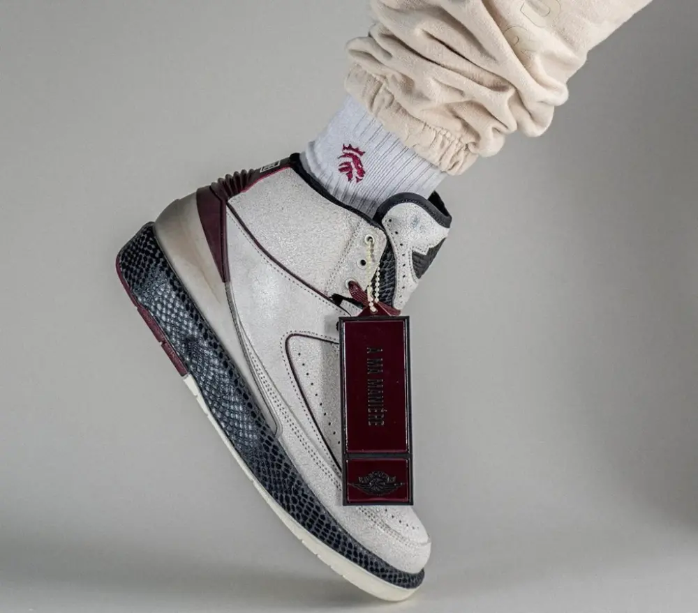 Giày Nike Air Jordan 2 x A Ma Maniére 'Sail' DO7216-100 - Ảnh 3