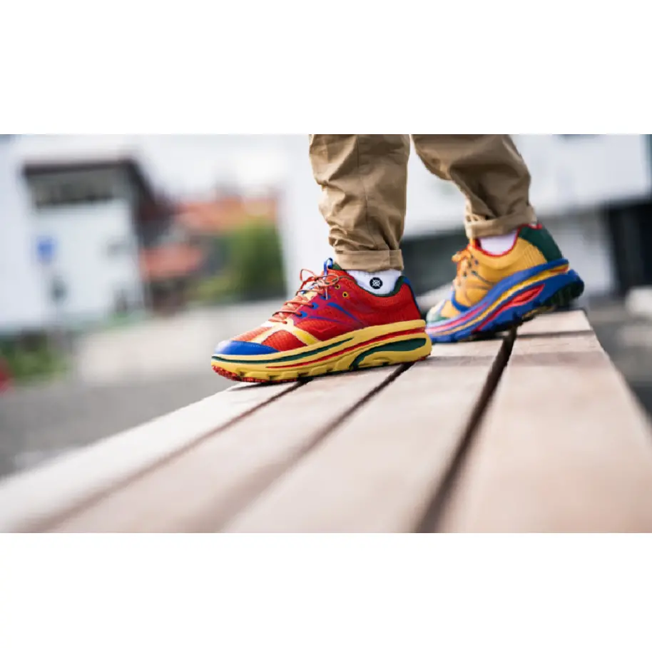 Giày Hoka One One x Engineered Garment Bondi B Multicolour 1107849-VPST - Ảnh 4