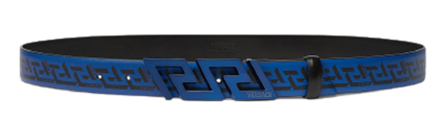 Thắt Lưng Versace Le Greca Belt Blue Black 1002237-1A01755-5U290