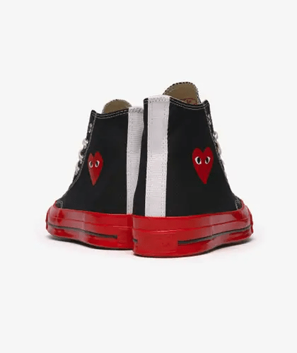 Giày Converse Chuck 70 'Comme des Garcons Black' A01793C - Ảnh 3