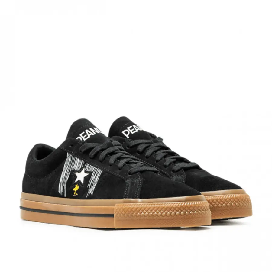 Alternative view of Giày Converse One Star x Peanuts ‘Black’ A01873C