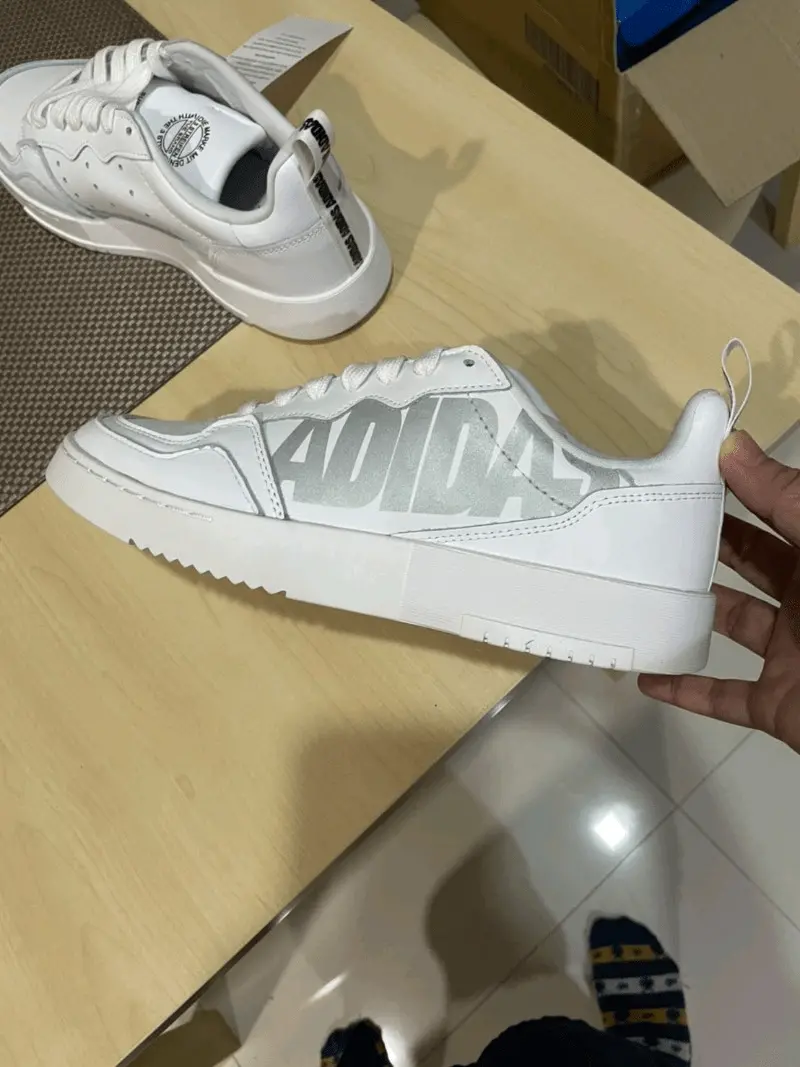 Giày Adidas Supercourt 'Silver Metallic' FX5714 - Ảnh 6