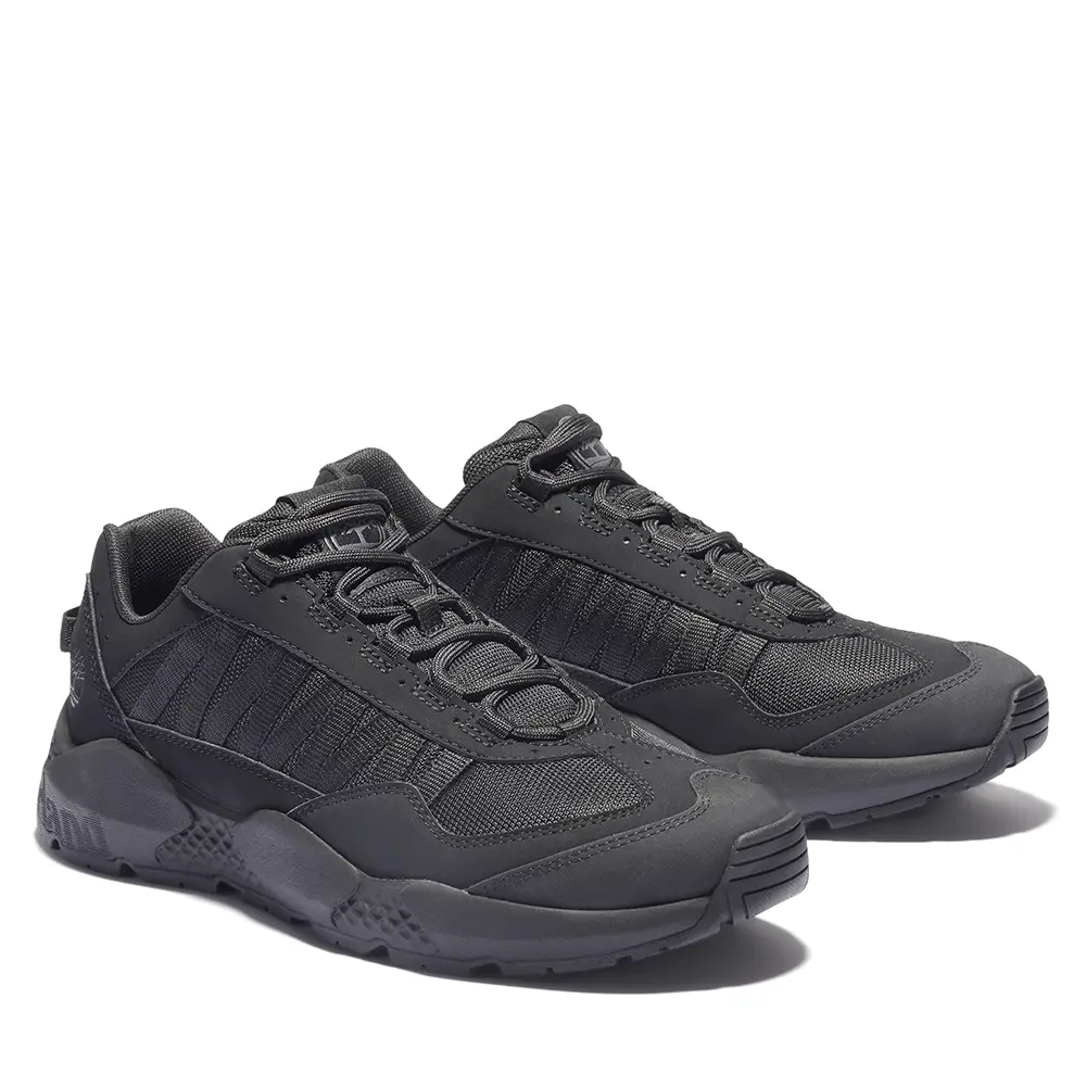 Alternative view of Giày Timberland Men's Black Leather Fabric Stitching A42G6