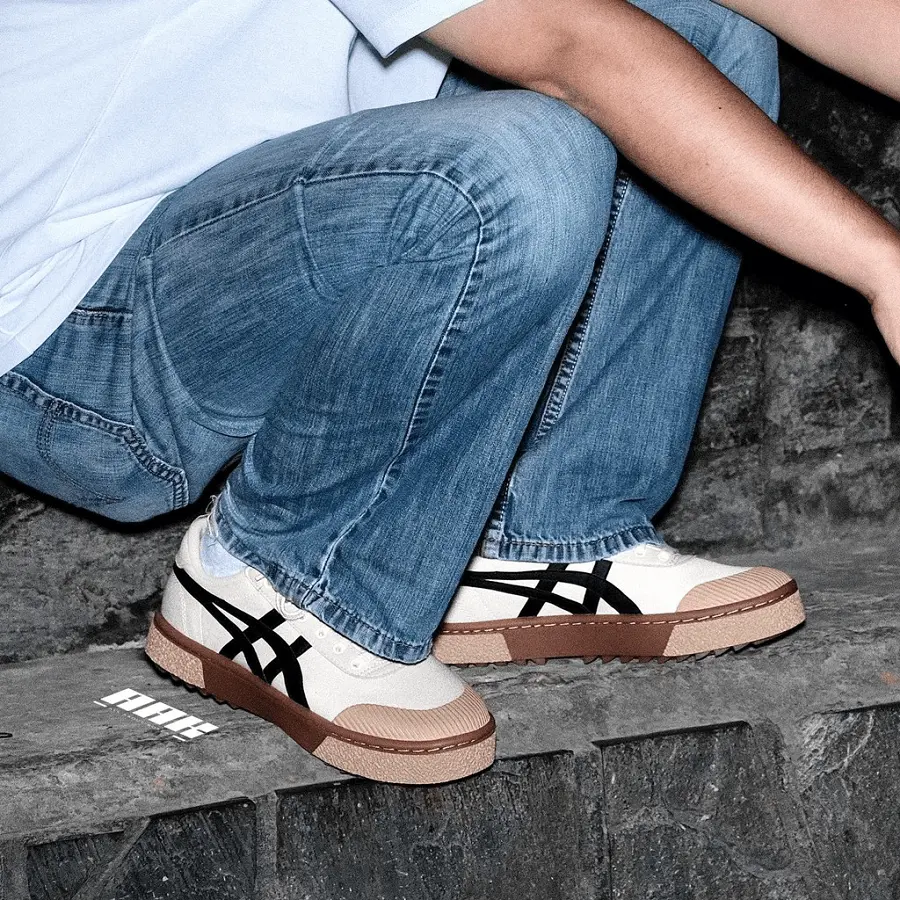 Giày Asics Court Trail 'White Black' 1203A146-021 - Ảnh 4