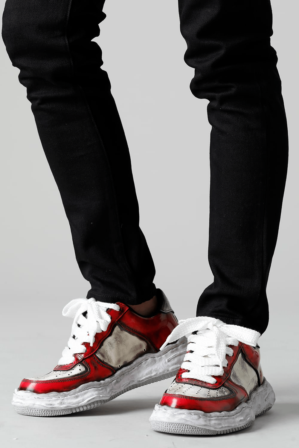 Giày Maison Mihara Yasuhiro Wayne 'Red' A09FW711-RED - Ảnh 3