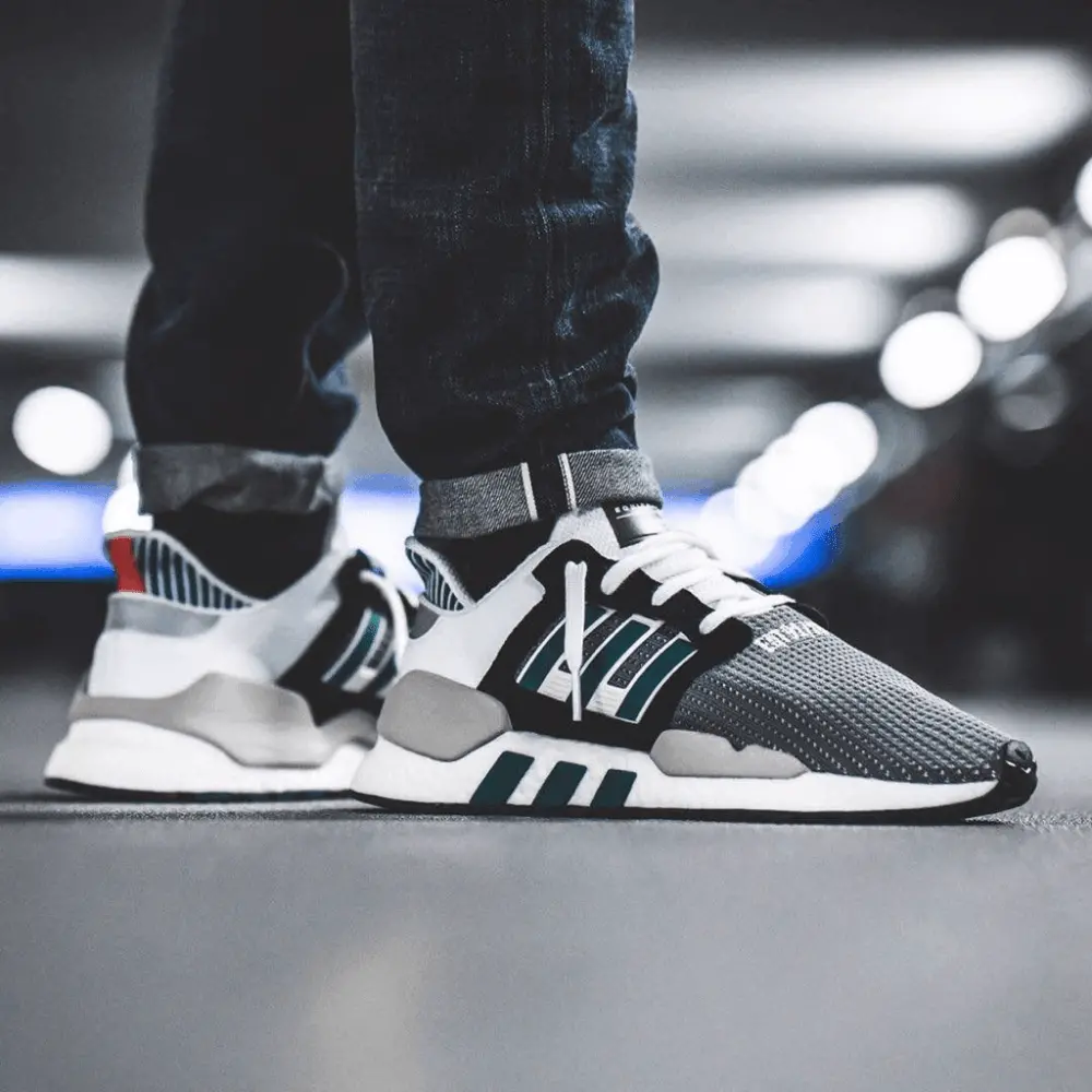 Alternative view of Giày Adidas EQT Support 91/18 'Black Granite' AQ1037