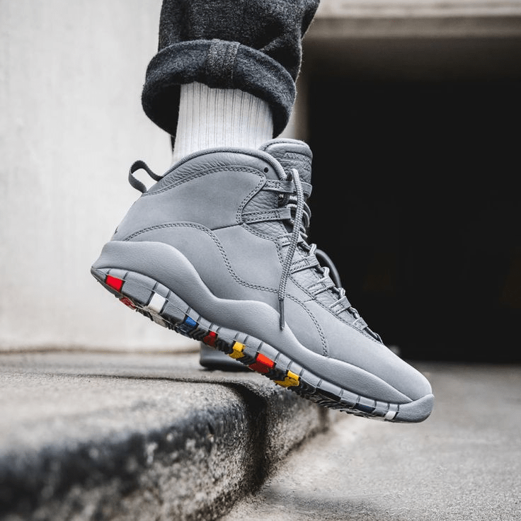 Giày Nike Air Jordan 10 Retro 'Cool Grey' 2018 310805-022 - Ảnh 6