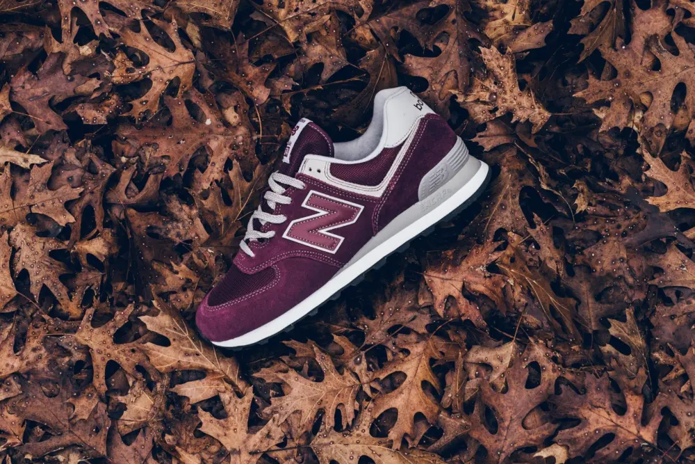 Alternative view of Giày New Balance 574 'Burgundy' WL574ER