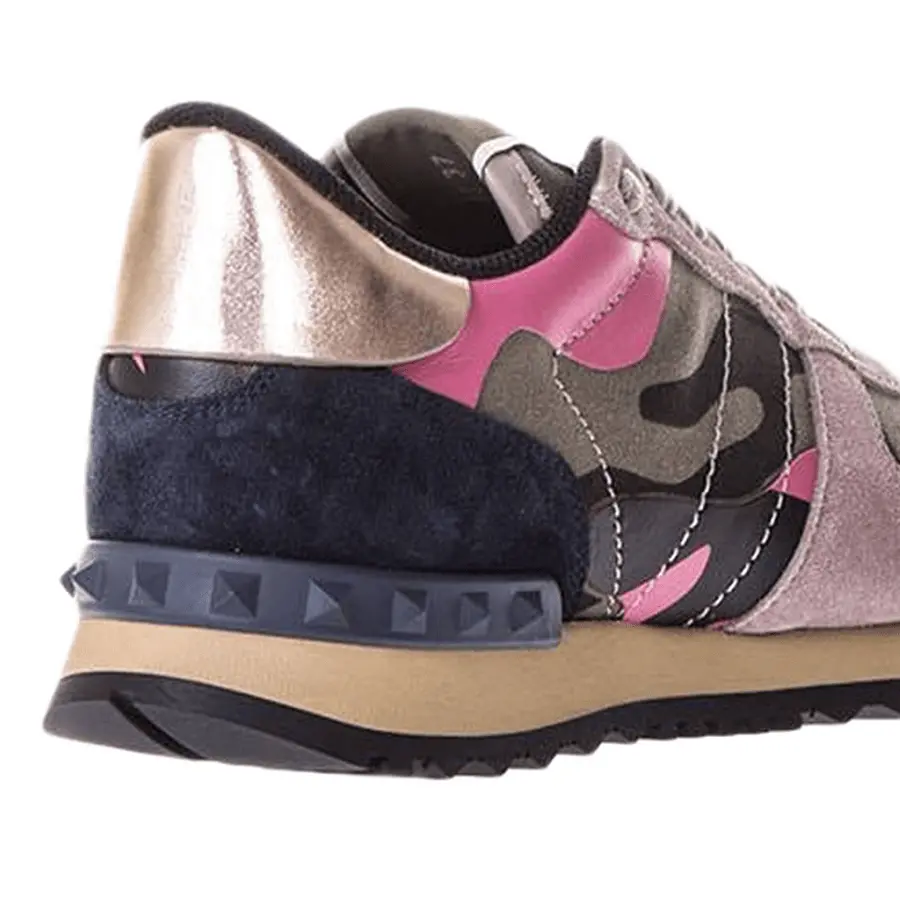 Alternative view of Giày Valentino Women's Rockstud Camouflage Sneakers PW2S0291-TZP-0O6