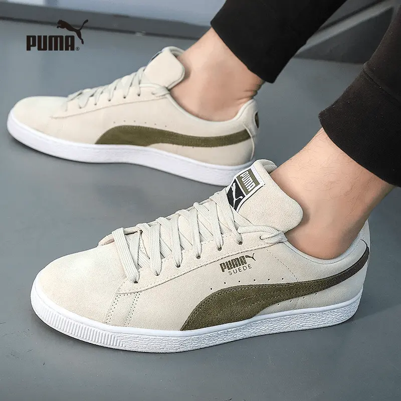 Alternative view of Giày Puma Suede Classic 'Whisper White Olive' 365347-84