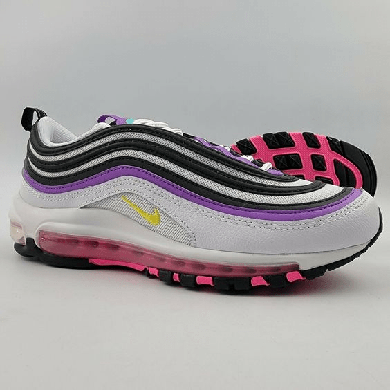 Giày Nike Air Max 97 'White Dynamic Yellow Violet' 921826-106 - Ảnh 3