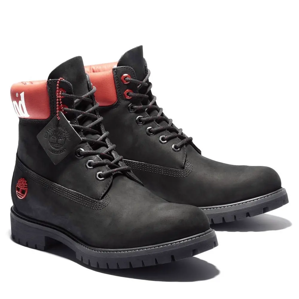 Alternative view of Giày Timberland Men's 6-Inch Premium 'Black' A1QTV