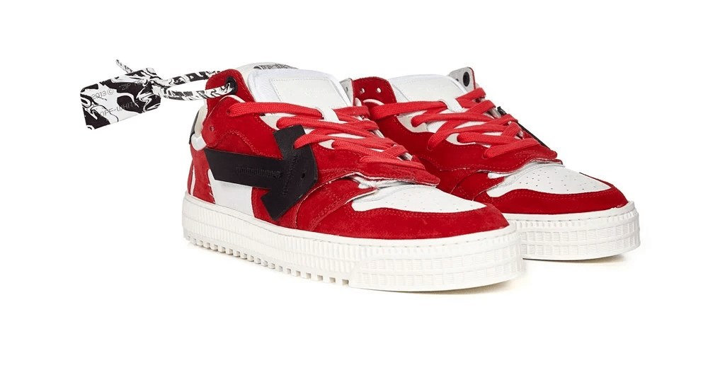 Giày Off-White Off-Court 'Red Black' OMIA151R21LEA001-2510 - Ảnh 2