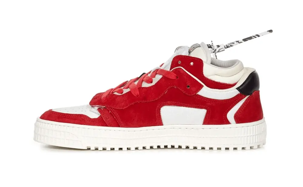 Giày Off-White Off-Court 'Red Black' OMIA151R21LEA001-2510 - Ảnh 4