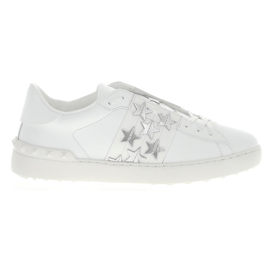 Giày Valentino Star Open Sneaker White WY2S0830GLW857