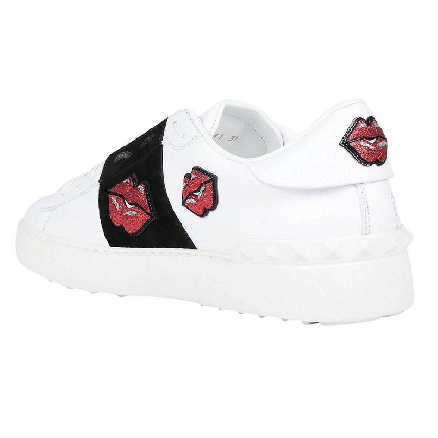 Giày Valentino Patch Open Sneakers QW1S0781 RHH E0M - Ảnh 3