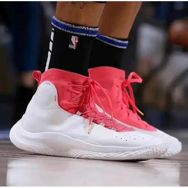 Giày Under Armour Curry 4 Flotro 'White Red' 3024861-100 - Ảnh 3