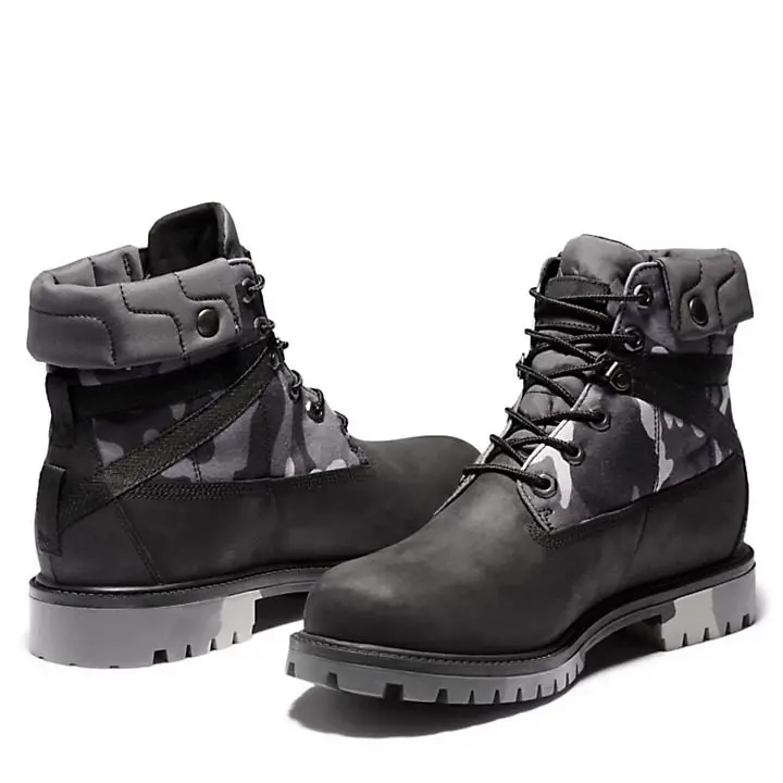 Giày Timberland Heritage EK+ 6 inch Boot 'Black' TB0A29P7 - Ảnh 3
