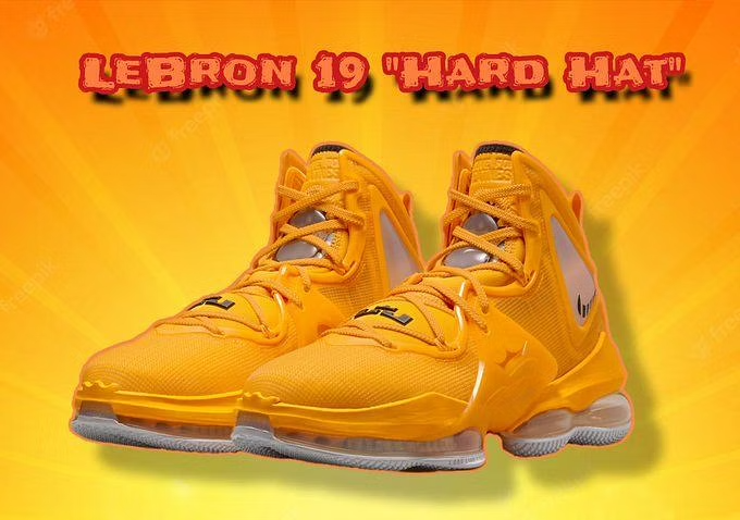 Giày Nike LeBron 19 Hard Hat 'Yellow' CZ0203-700 - Ảnh 5