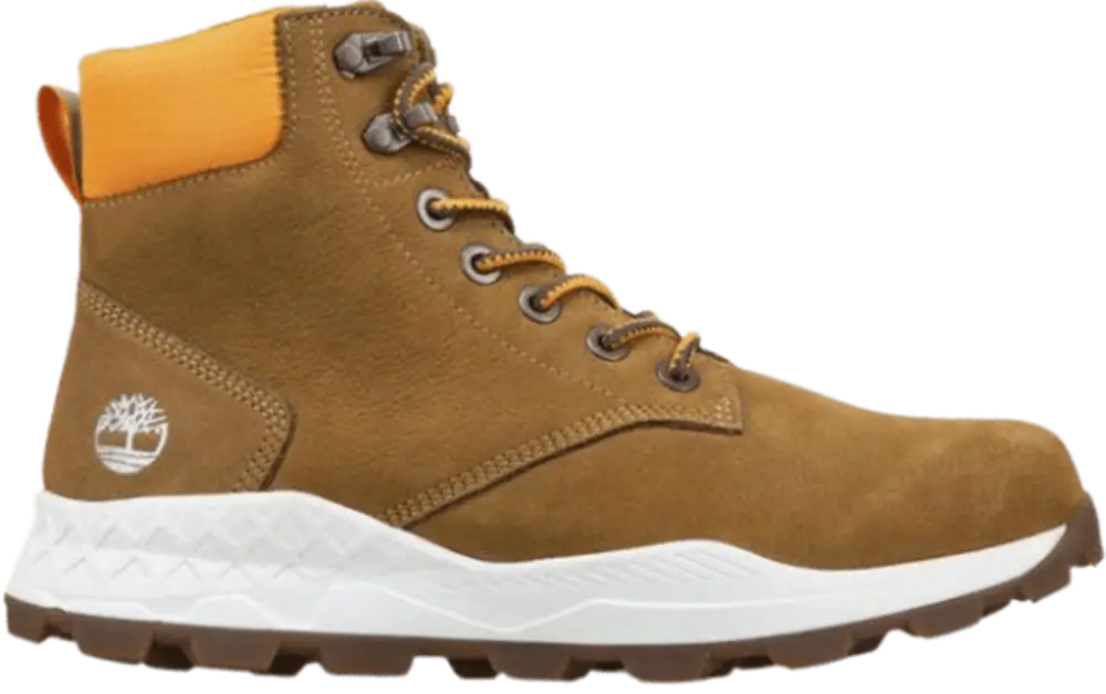 Giày Timberland Boots Brooklyn 6 Inch Wheat Nubuck Camel A2DSZ