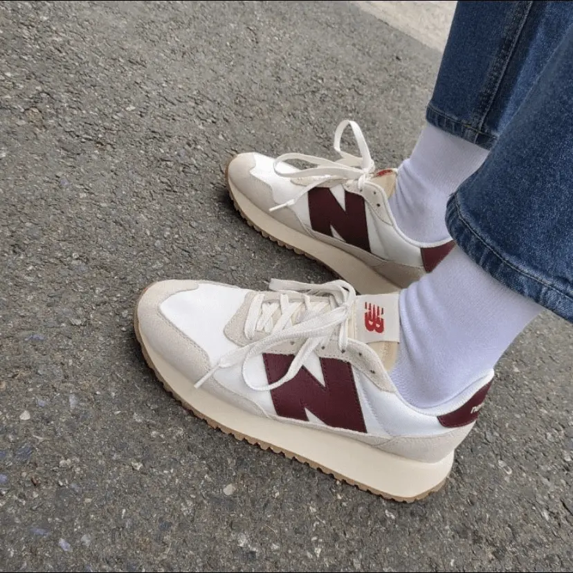 Giày New Balance 237 'White Burgundy' MS237SB - Ảnh 5