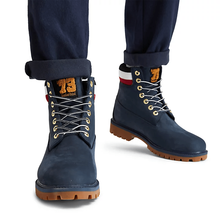Giày Timberland Heritage 6-Inch Waterproof Boots 'Navy Blue' A2M59019 - Ảnh 5