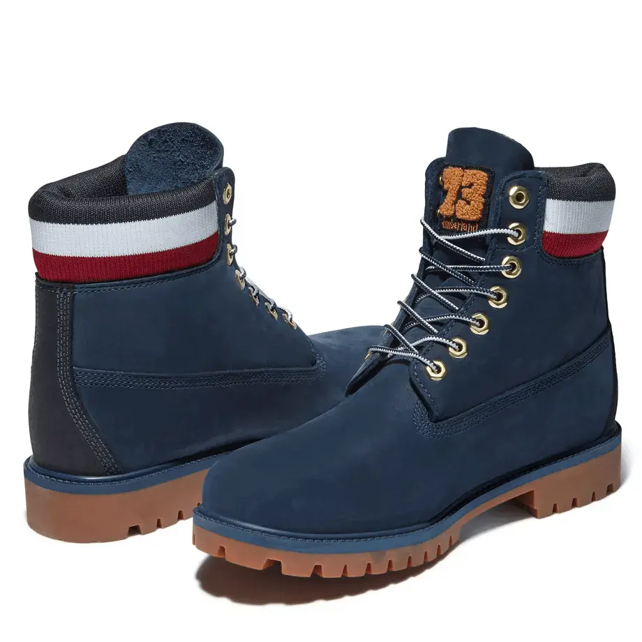 Alternative view of Giày Timberland Heritage 6-Inch Waterproof Boots 'Navy Blue' A2M59019
