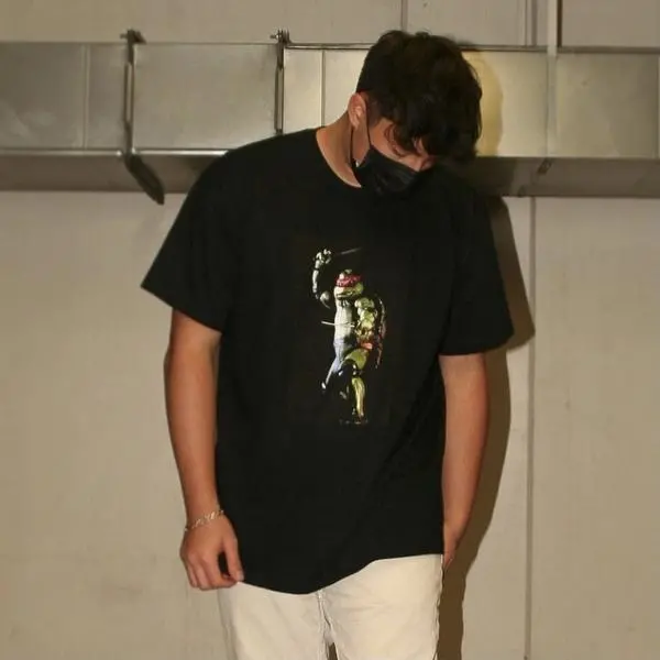Alternative view of Áo Supreme Raphael 'Black Tee'