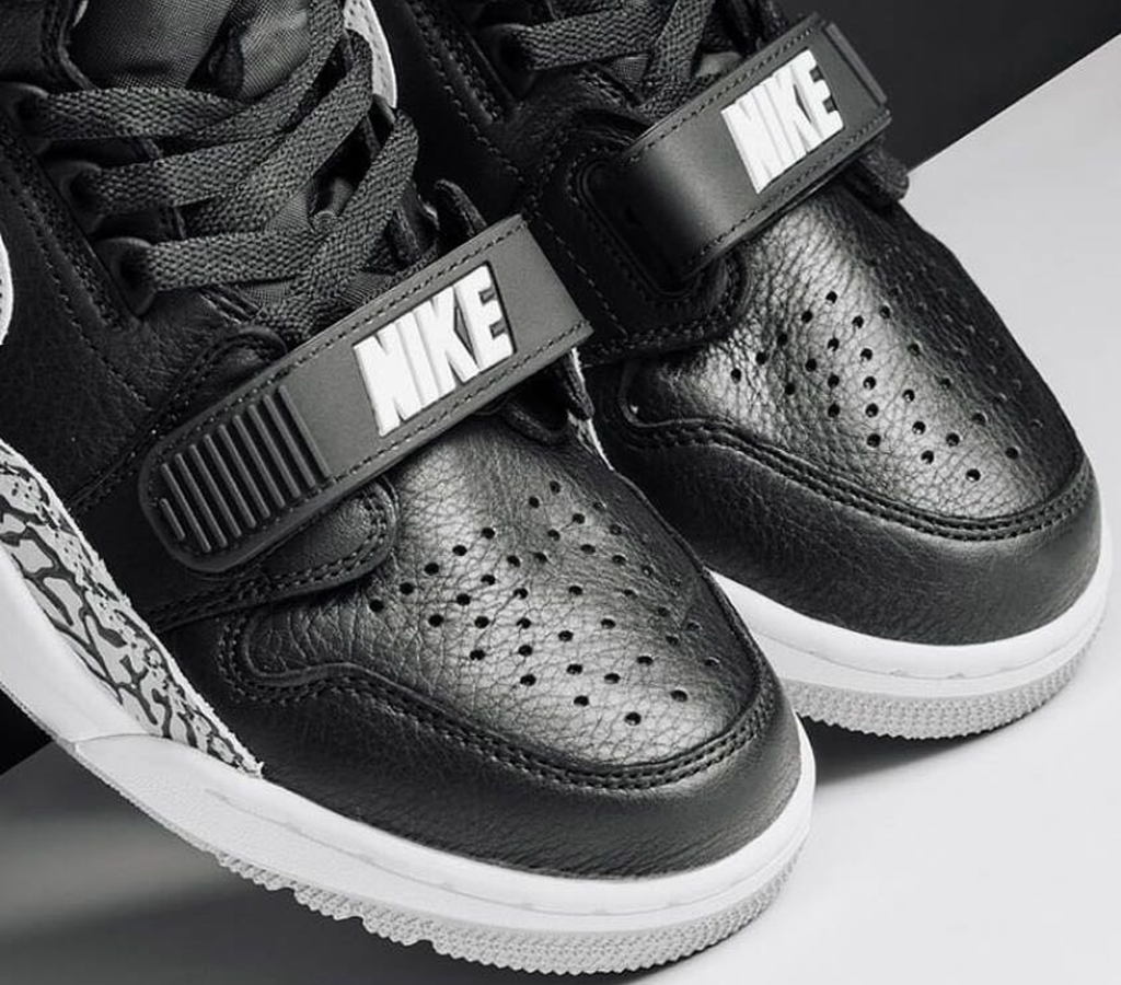 Giày Nike Jordan Legacy 312 'Black Cement' AV3922-001 - Ảnh 2