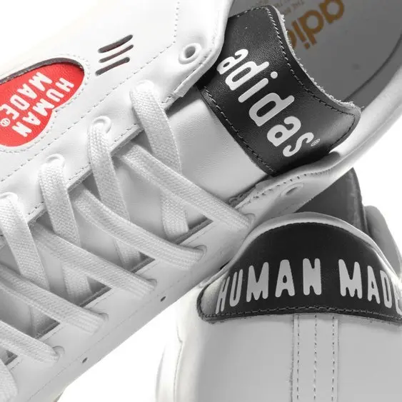 Giày Adidas Human Made x Stan Smith 'White Grey' FY0735 - Ảnh 3