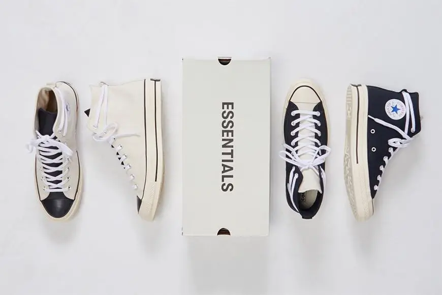Giày Converse Fear of God Essentials x Chuck 70 High 'Black' 167954C - Ảnh 5