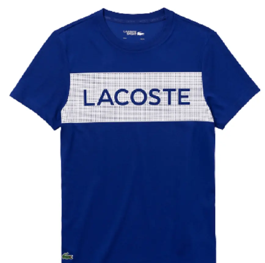 Áo Lacoste Sport Printed T-Shirt Blue TH4865-EMJ