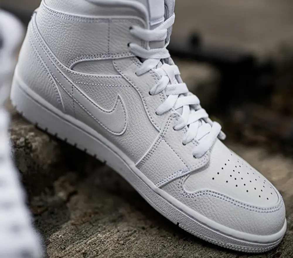Giày Nike Air Jordan 1 Mid 'Pure Money' 2019 554724-129 - Ảnh 3