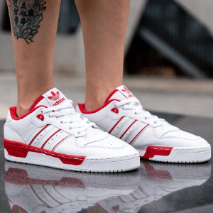 Alternative view of Giày Adidas Rivalry Low 'Red Cloud White' EE4658