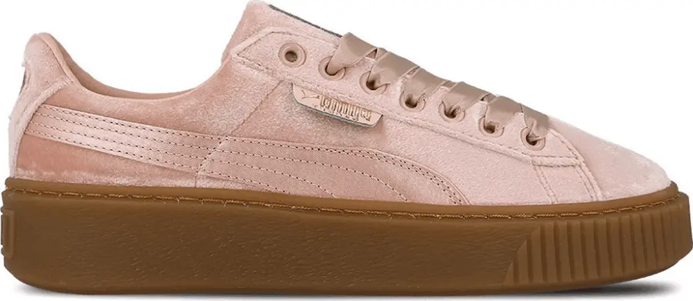 Giày Puma Basket Platform 'Velour Suede' 366721-02