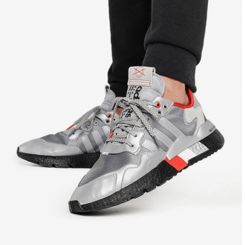 Giày Adidas Nite Jogger 'Silver Metallic' FV3787 - Ảnh 2