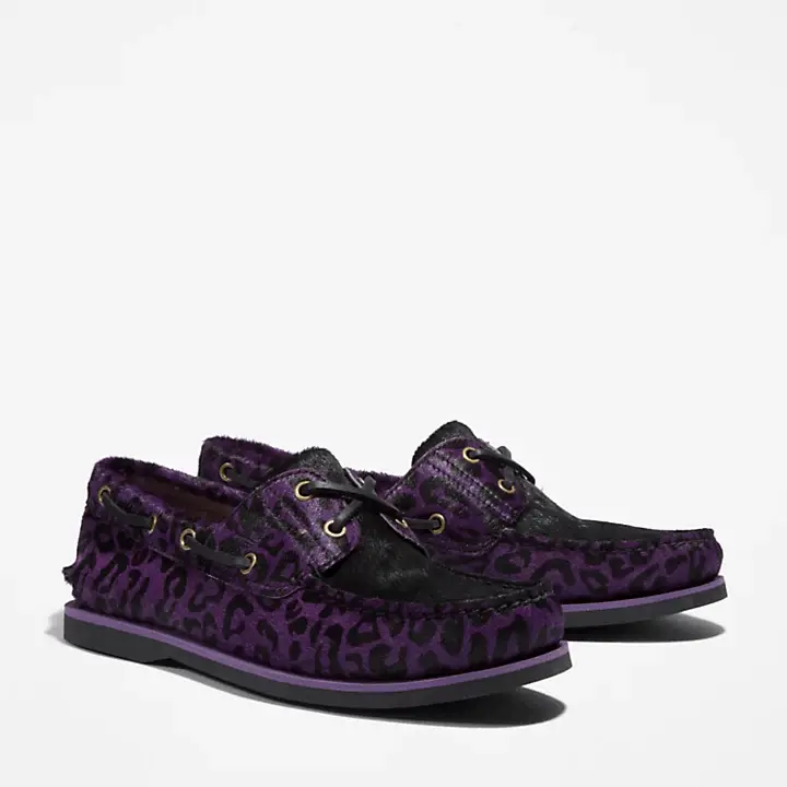 Giày Timberland Classic 2-eye Boat Shoe For Men 'Purple' - Ảnh 3