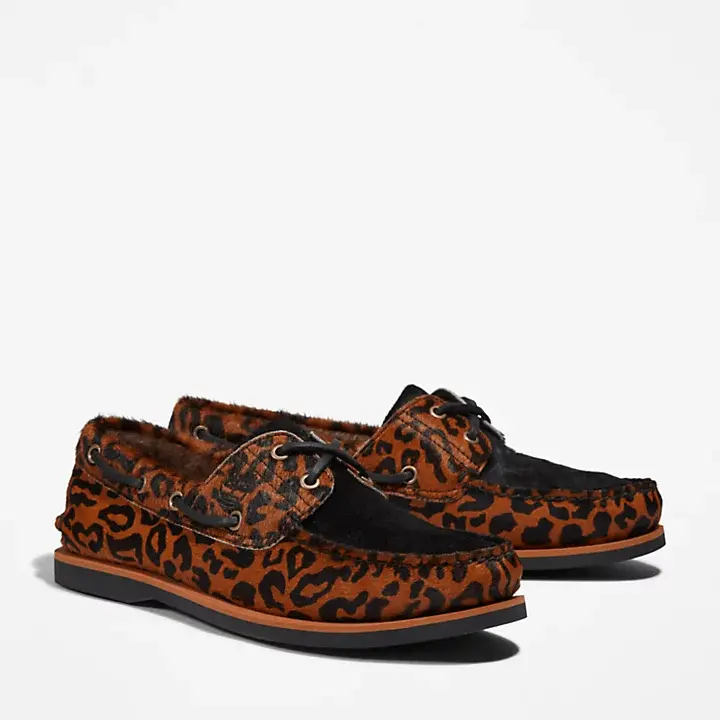 Giày Timberland Classic Boat 2 Eye 'Wacko Maria Brown Leopard' A5YYB - Ảnh 6